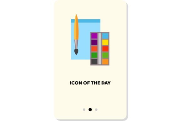 Download Artistic Paints Flat Icon. Palette, Wate - Paint Collection