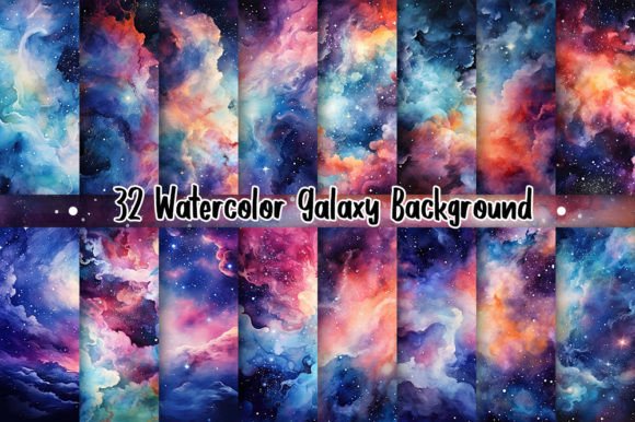 Download Watercolor Galaxy Background - Galaxy Collection