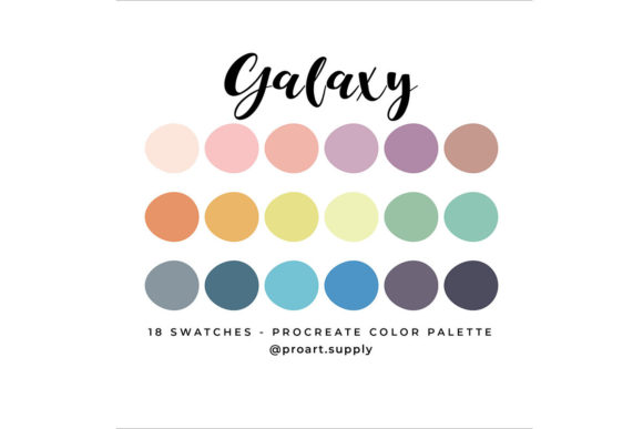 Download Galaxy Procreate Color Palette - Galaxy Collection