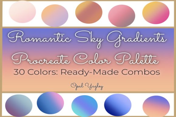 Download Romantic Sky Gradient Procreate Colors - Premium Resources