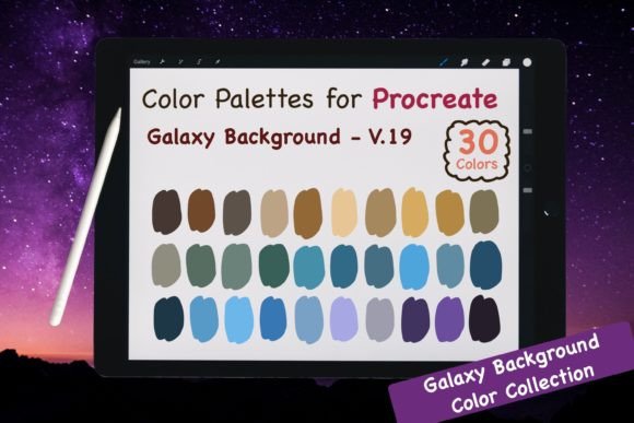 Download Procreate Color Palettes - Galaxy V.19 - Galaxy Collection