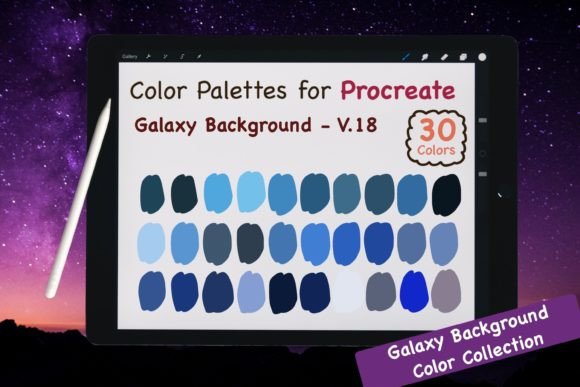 Download Procreate Color Palettes - Galaxy V.18 - Galaxy Collection