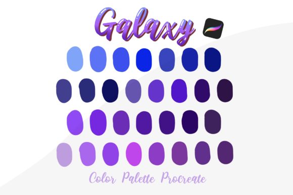 Download Galaxy Tone Procreate Color Palette - Galaxy Collection