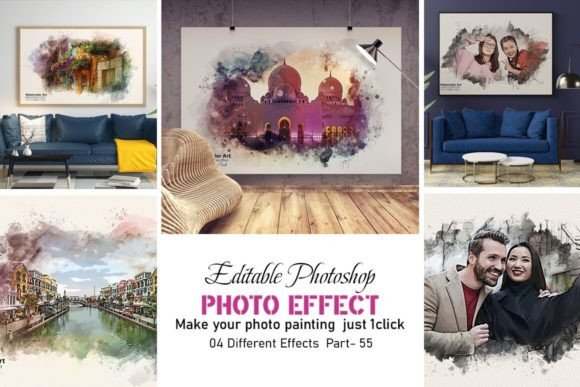 Download Realistic Watercolor Painting Effect - Paint Collection