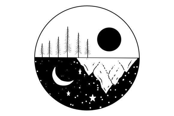 Download FlippedMountainSky Procreate Brush Stamp - Sky procreate Collection
