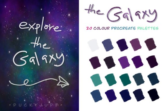 Download Galaxy Procreate ColorPalette - Galaxy Collection