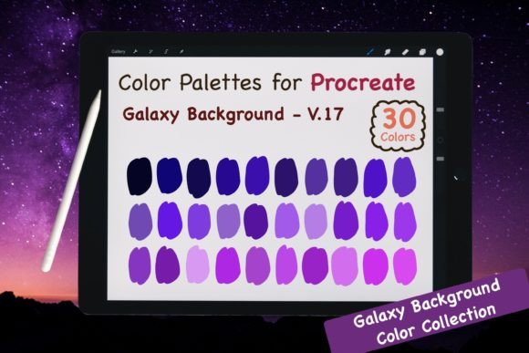 Download Procreate Color Palettes - Galaxy V.17 - Premium Resources